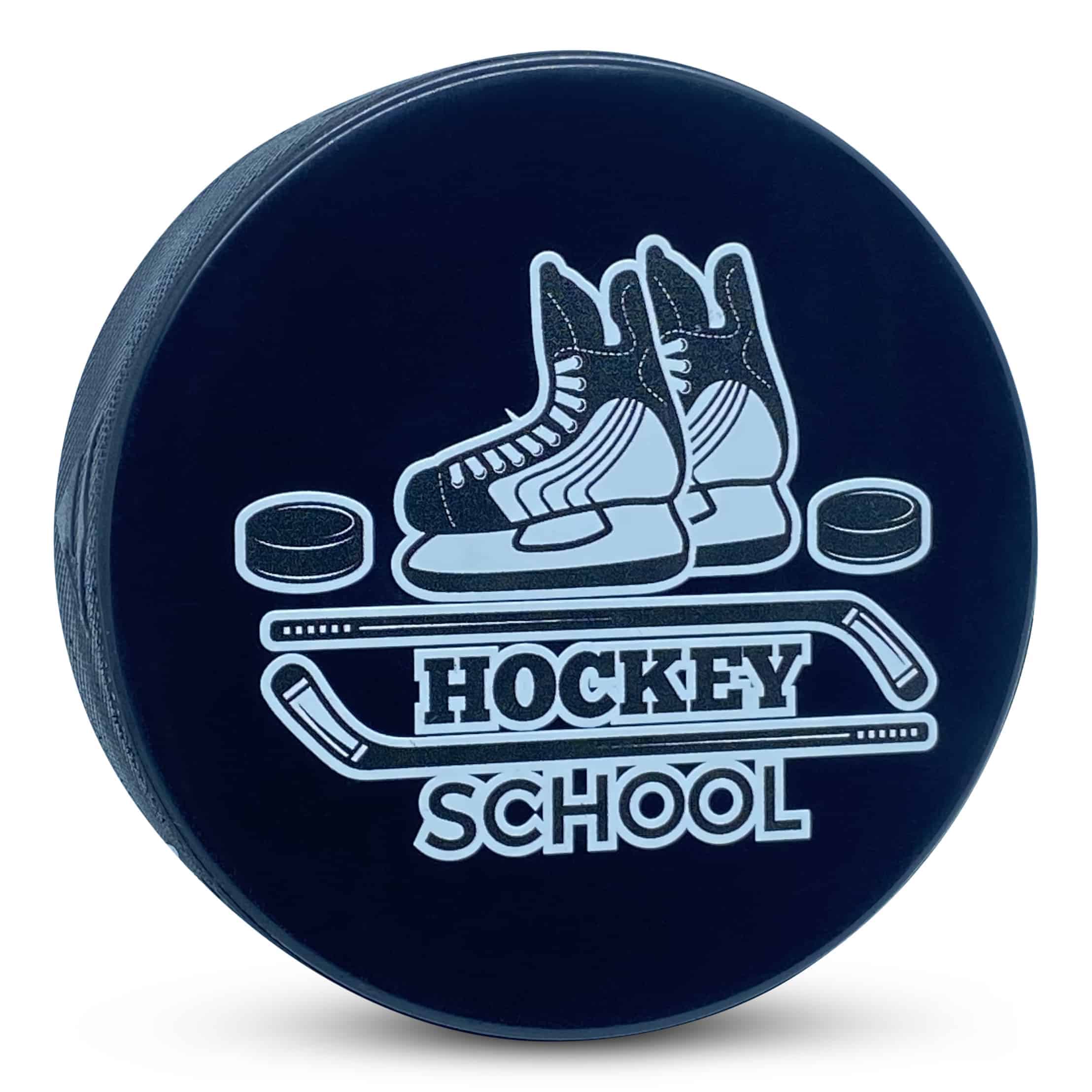 Custom Hockey School Hockey Puck